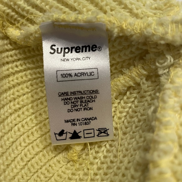 Supreme Baby Yellow Beanie - Picture 3 of 3